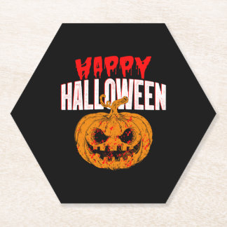 Happy Halloween   Paper Coaster