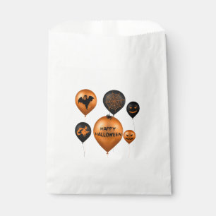 Happy Halloween Party Balloons Favour Bag