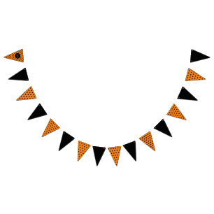 Happy Halloween Party Banner (Orange & Black)