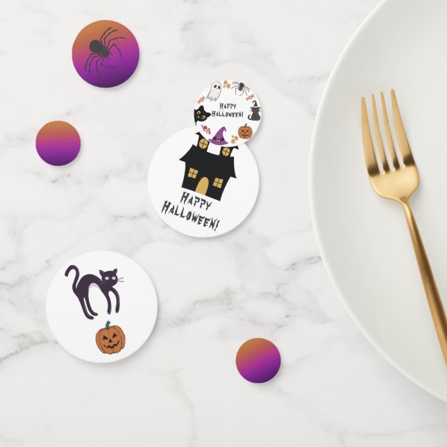 Happy Halloween Party Confetti (Group)