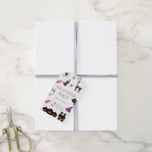 Happy Halloween Party Gift Tags