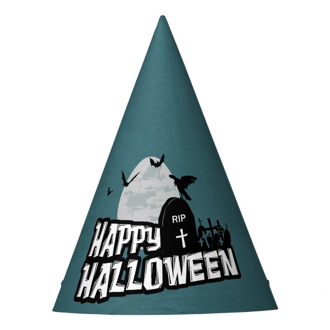Happy Halloween Party Hat (Front)