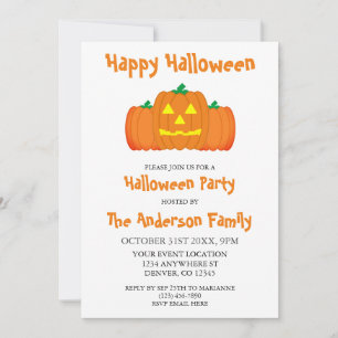 Happy Halloween Party Invitation