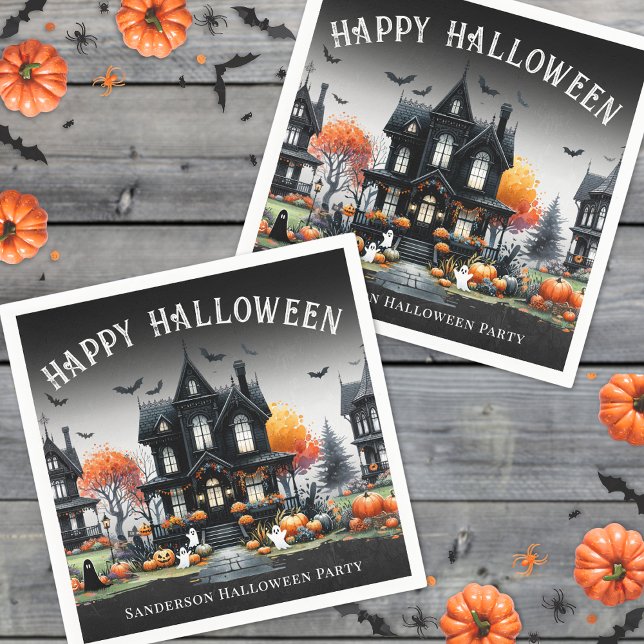 Happy Halloween Party Napkin (Happy Halloween Party Napkins)