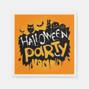 Happy Halloween Party Napkin