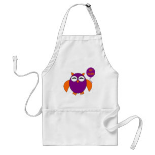 Happy Halloween Party Owl Cooking Apron