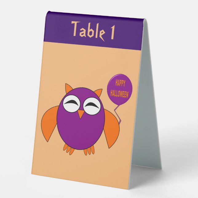 Happy Halloween Party Owl Custom (Front)