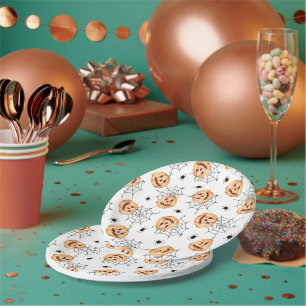 Happy Halloween Party Paper Plate