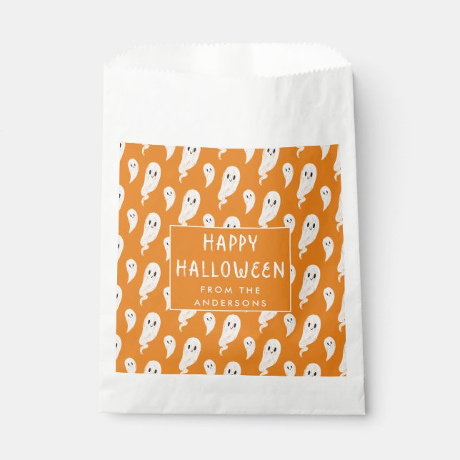 Happy Halloween party treat gift bag (Front)