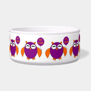 Happy Halloween PartyOwl Pet Bowl