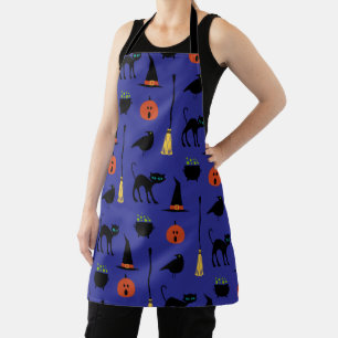Happy Halloween Pattern Apron
