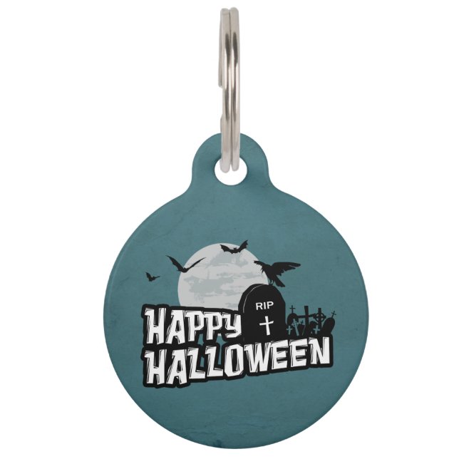 Happy Halloween Pet Tag (Front)