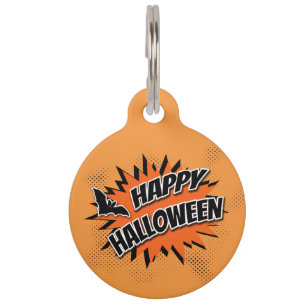 Happy Halloween Pet Tag