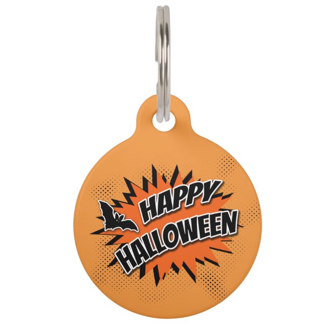 Happy Halloween Pet Tag (Front)