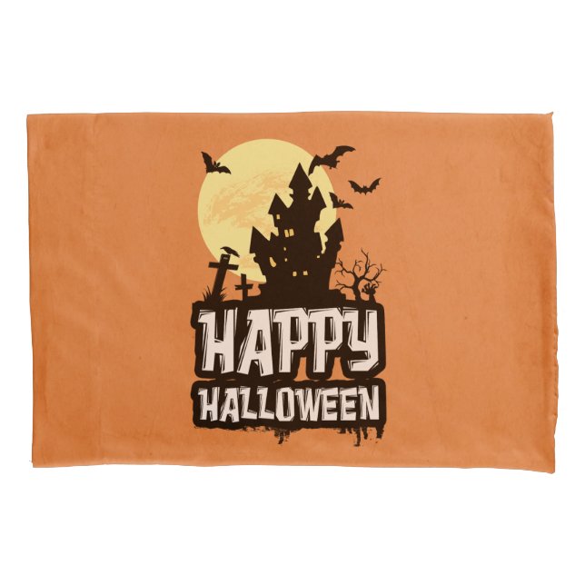 Happy Halloween Pillowcase (Front)