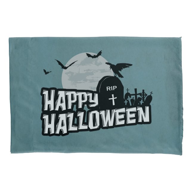 Happy Halloween Pillowcase (Front)