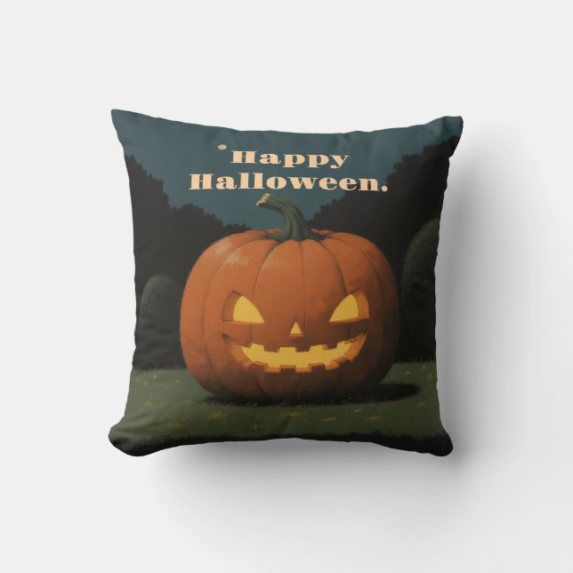 happy halloween pillows (Front)