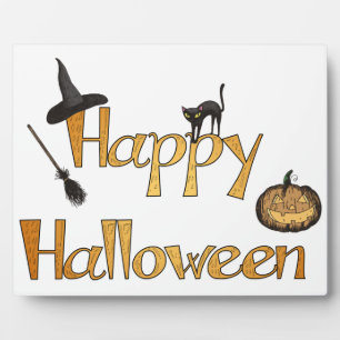 Happy Halloween Plaque