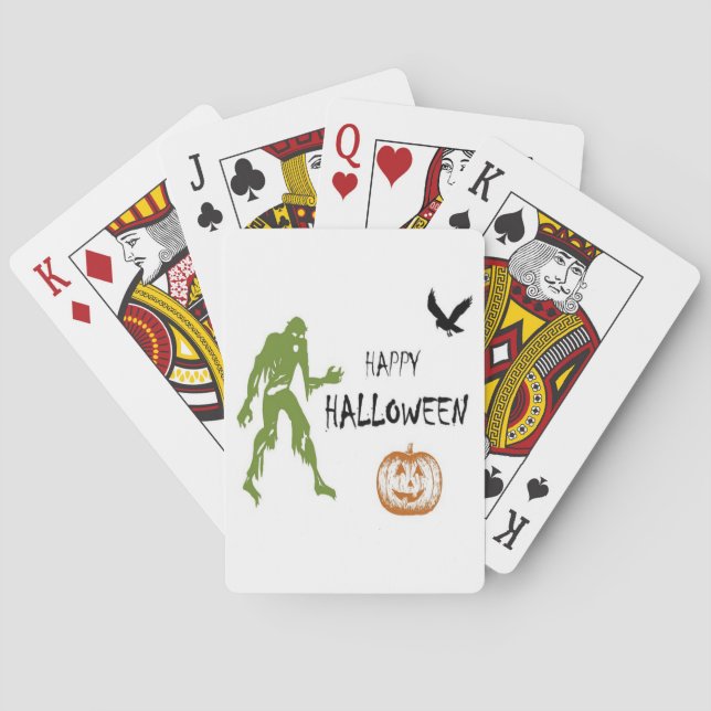 Happy Halloween Playing Cards (Back)