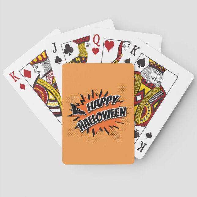 Happy Halloween Playing Cards (Back)