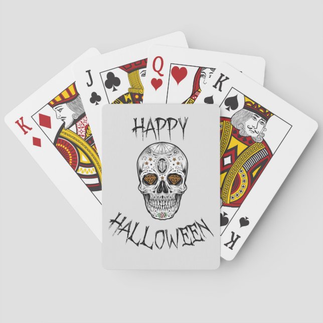 Happy Halloween Playing Cards (Back)
