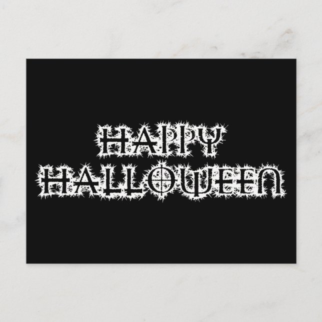 Happy Halloween Postcard (Front)