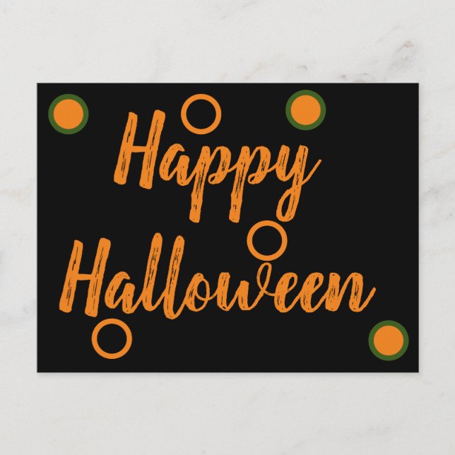 Happy Halloween Postcard (Front)