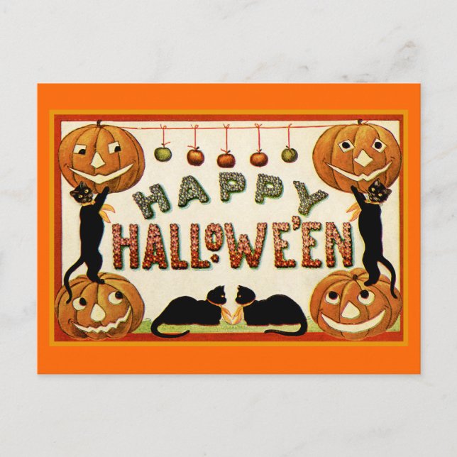 Happy Halloween Postcard (Front)