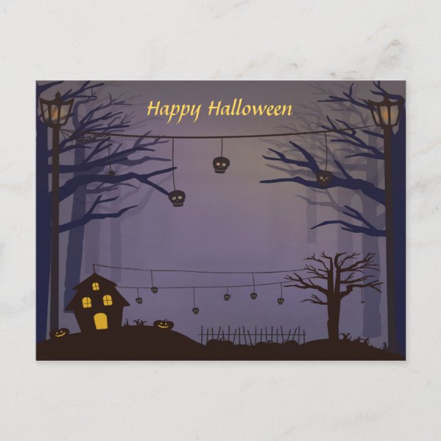 Happy Halloween Postcard (Front)