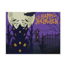 Happy Halloween Postcard