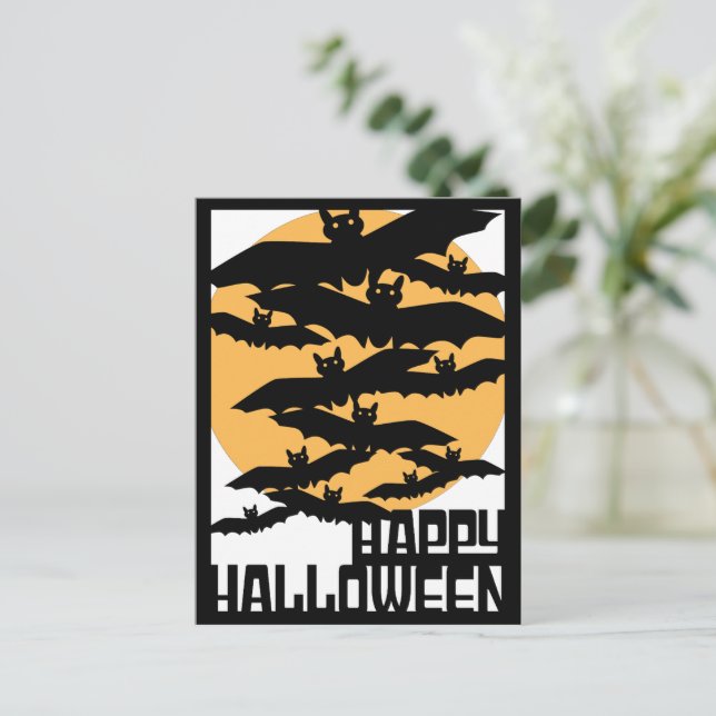 Happy Halloween Postcard (Standing Front)