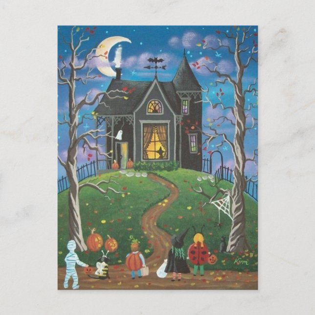 Happy Halloween postcard  (Front)