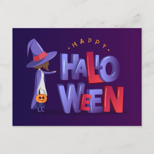 Happy Halloween Postcard