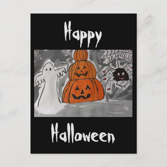 Happy Halloween Postcard (Front)