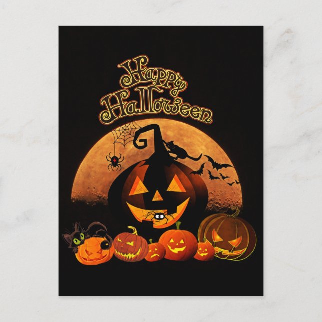 Happy Halloween postcard (Front)