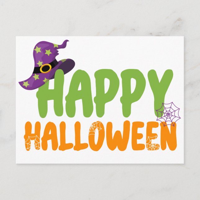 Happy Halloween  Postcard (Front)