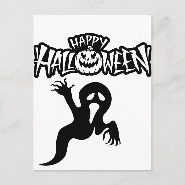 Happy Halloween Postcard (Front)