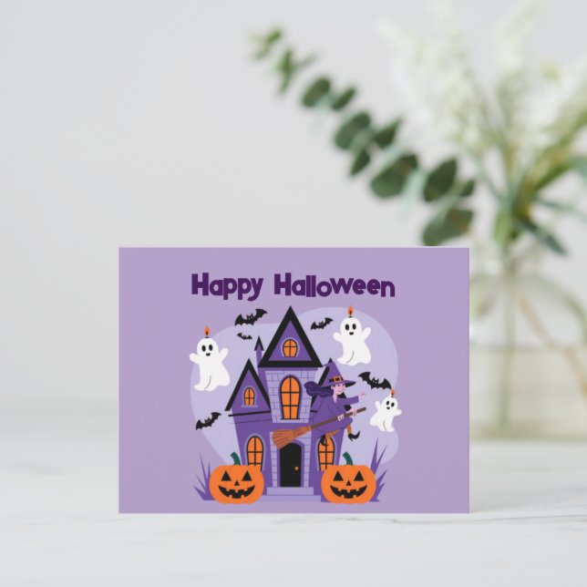 Happy Halloween Postcard (Standing Front)