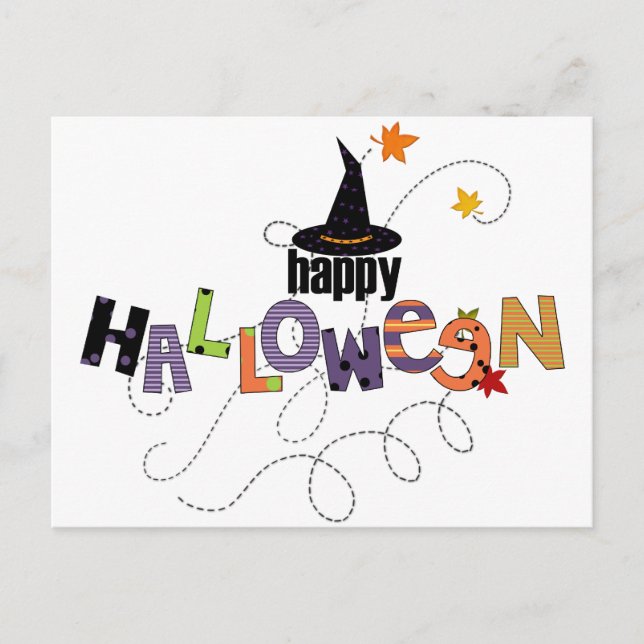 Happy Halloween Postcard (Front)