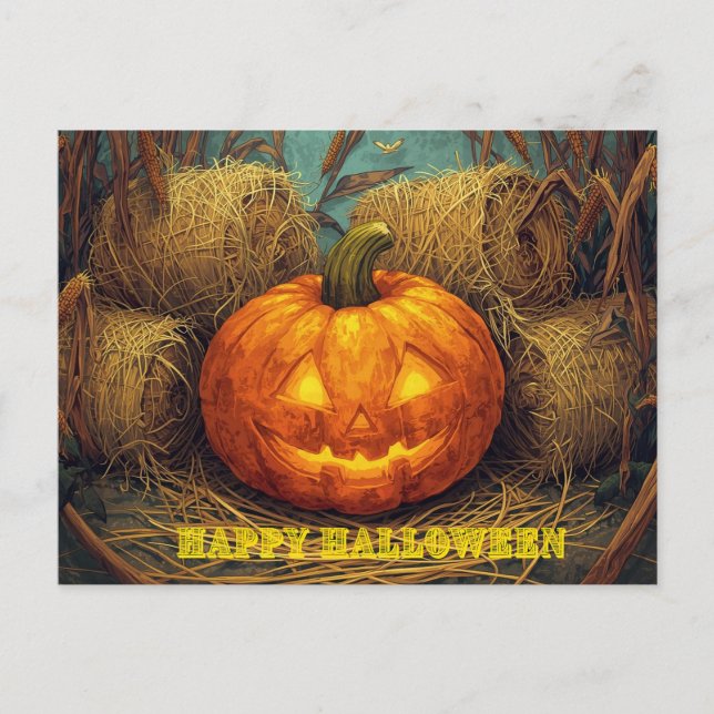 Happy Halloween Postcard (Front)