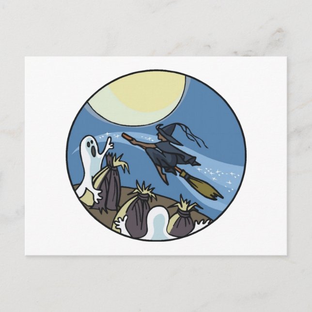 Happy Halloween Postcard (Front)