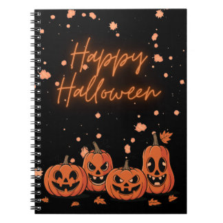 Happy Halloween Postcard Notebook