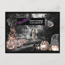 Happy Halloween Postcard [Nothing Scary! ]