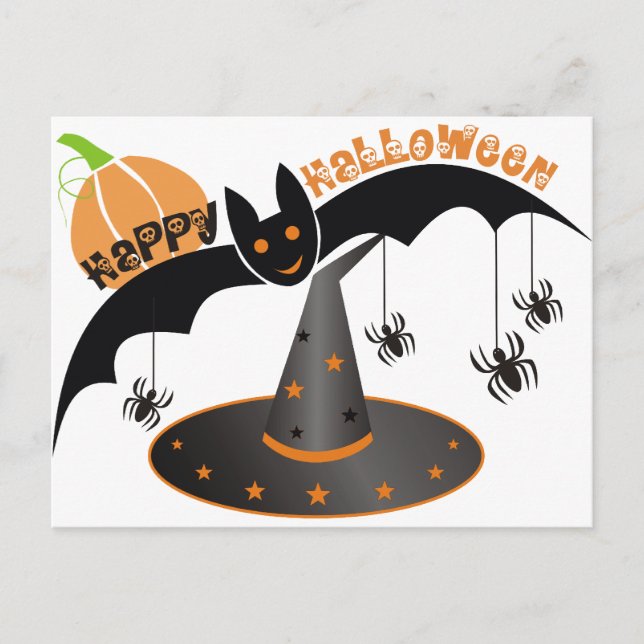 Happy Halloween Postcards (Front)