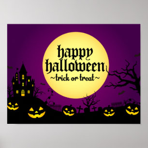 Happy halloween poster
