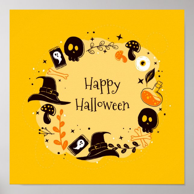 Happy Halloween Poster (Front)