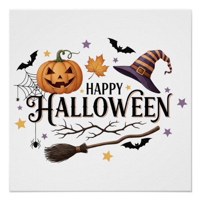 Happy Halloween Poster (Front)