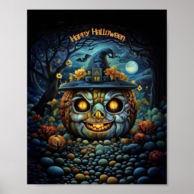 Happy Halloween Print, Value Poster Paper (Matte) (Front)