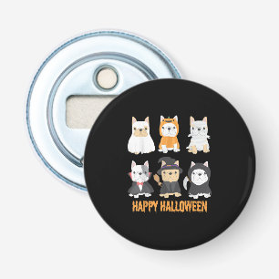 Happy Halloween Pug Dogs Cute French Bulldog Lover Bottle Opener