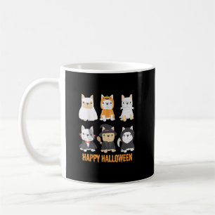 Happy Halloween Pug Dogs Cute French Bulldog Lover Coffee Mug